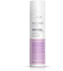 Revlon Restart Color Purple hajerősítő hamvasító lila sampon szőke hajra, 250 ml - hajvarazs