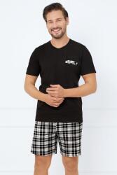 Italian Fashion Pijamale pentru bărbați Klark negru, XXL