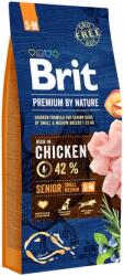 Brit Brit Premium kutyatáp SENIOR S-M 42% csirke 3kg - Lejár: 2025.04. 12