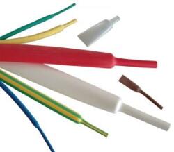 Tracon Electric Zsugorcső, vékonyfalú, 2: 1 zsugorodás, fekete 3, 2/1, 6mm, POLIOLEFIN (ZS032)