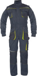 CERVA Emerton STR munkavédelmi overál fekete/sárga színben (0356002364064)