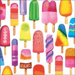 Ambiente Delicious popsicles papírszalvéta 33x33cm, 20db-os