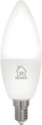 DELTACO SMART HOME SH-LE14CCTC izzó, LED, E14, gyertya, szabályozható (SH-LE14CCTC)