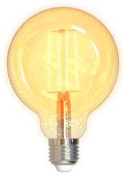 DELTACO SMART HOME SH-LFE27G95 izzó LED, E27, volfrám, WIFI, 5.5W, fehér, szabályozható (SH-LFE27G95)