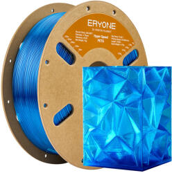  Eryone PETG HS 3D Filament - Áttetsző Kék / Transparent Blue - (1kg - 1, 75mm) (G0104004)
