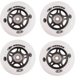 Worker Roti WORKER 76 mm si rulmenti ABEC-7 Chrome - set 4 buc (4288) - utildistrib