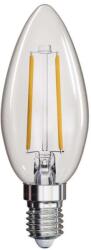 EMOS LED filament égő, gyertya, 2W, 250lm, E14, 4100K (Z74201)