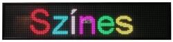 Fényújság 224cm x 16cm 7 színű LED reklámtábla fényreklám + Bónusz ajándék WiFi vezérlés