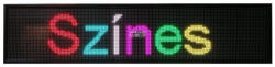  Fényújság 224cm x 48cm 7 színű LED reklámtábla fényreklám + Bónusz ajándék WiFi vezérlés