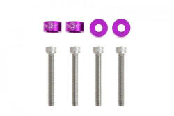 --- None --- Univerzális csavar M6x1.0 45mm JDM Lila