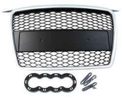 --- None --- Audi Hűtőrács A3 8P RS Style Króm Fekete 05-08