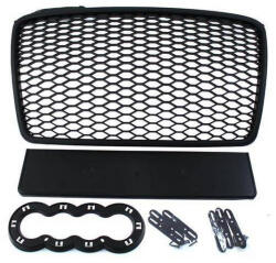 --- None --- Audi Hűtőrács A4 B7 RS Style Fekete 04-08