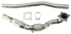 TurboWorks Downpipe (Leömlőcső) Katalizátorral Audi A3 / S3 (8V) / TTS (FV), Seat Leon Cupra (MkIII), VW Golf R (VII) / Passat (B8), Skoda Superb 4x4 (MkIII), 2.0 TFSI - 76mm / 3