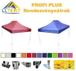 LLTent PROFI PLUS 3mx3m rendezvénysátor oldalfal nélküli - Lila (258c)