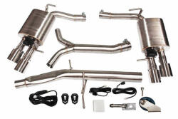 TurboWorks Audi A5 (1.8T, 2.0T, 08-16) Aktív Kipufogó rendszer (CatBack)