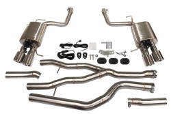 TurboWorks BMW 5-ös Széria (F10/F18, 520, 525, 528, 535, 2.0T / 3.0T, 10-16) Aktív Kipufogó rendszer (CatBack)
