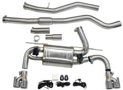 TurboWorks BMW 420 / 425 / 428 (F32 / F33 / F36, 2.0T, N20) Aktív Kipufogó rendszer (CatBack)