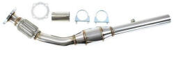 TurboWorks Downpipe (Leömlőcső) Audi A3 (8L), / TT (8N), Seat Leon (I), Skoda Octavia, VW Golf (IV) 1.8T, FWD, Decat - 63mm - llracing - 154 530 Ft