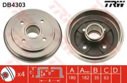 TRW Tambur frana SUZUKI WAGON R+ (MM) (2000 - 2016) TRW DB4303