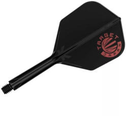 Target Japan Darts toll és szár egyben Target Japan K-Flex fekete, no2 toll és közepes szár