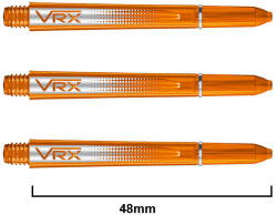 Red Dragon DART SZÁR Red Dragon VRX MŰANYAG NARANCSSÁRGA, HOSSZÚ, 48mm