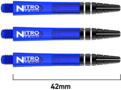 Red Dragon Dart szár Red Dragon Nitrotech műanyag kék, hosszú, 42mm