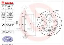 BREMBO Disc frana VOLVO S60 I (2000 - 2010) BREMBO 08.7765. 1X