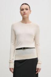 Calvin Klein pulóver selyemkeverékből könnyű, bézs, K20K208199 - bézs L