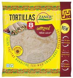 Zanuy Teljes Kiőrlésű Tortilla 20cm 8db 320g - vegyesbolt