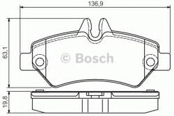 Bosch Set placute frana, frana disc MERCEDES SPRINTER 3, 5-t bus (906) (2006 - 2016) BOSCH 0 986 495 100