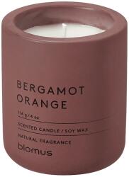 Blomus (Германия) Ароматна свещ BLOMUS FRAGA с аромат Bergamot Orange - Ø6.5 х 8 см - цвят кафяв (BLOMUS 69051)