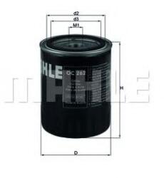 Mahle Original Filtru ulei FORD GALAXY (WGR) (1995 - 2006) MAHLE ORIGINAL OC 262