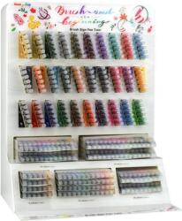 Pentel ecsettoll kétvégű Twin Brush Pen 360 db-os töltött display (SESW30C-15EMIX)