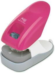 PLUS Corporation kapocsmentes tűző- és lyukasztógép - ASZTALI - pink (31262)