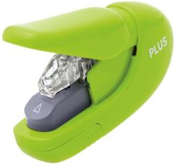 PLUS Corporation kapocsmentes tűző- és lyukasztógép - KÉZI - zöld (31146)