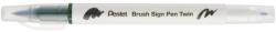 Pentel ecsettoll kétvégű Twin Brush Pen - olivazöld (SESW30C-T115E)