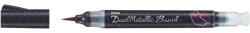 Pentel ecsettoll Dual Metallic - fekete + metálpiros (XGFH-DAX)