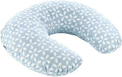 BabyJem Perna pentru alaptat 2 in 1 Nursing Pillow, Bleu, BabyJem