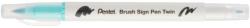 Pentel ecsettoll kétvégű Twin Brush Pen - smaragdzöld (SESW30C-T134E)