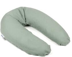 Doomoo Perna mare 3 in 1 Comfy Big Tetra Green din bumbac organic, Doomoo