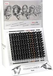 Pentel tűfilc Pointliner 168 db-os töltött display, vegyes (S20P-14E)