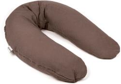 Doomoo Perna mare 3 in 1 Comfy Big Tetra Chocolate din bumbac organic, Doomoo