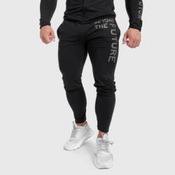Iron Aesthetics Pantaloni de trening Slim Fit pentru bărbați Beyond the Future, negrii: Neagră XL (P1985A11905)