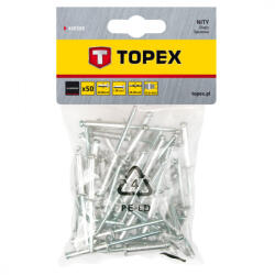 Topex Pop nituri 4, 8x28 mm 50 bucati (43E509)