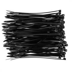 TOPEX Legaturi de cablu 2, 5 mm x 100 mm, negru, 100 bucati (44E970)