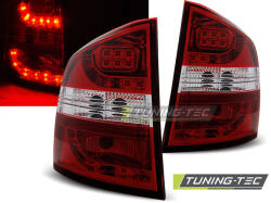 Skoda OCTAVIA II KOMBI 03.04- RED WHITE LED Tuning-Tec Hátsó Lámpa (LDSK03)