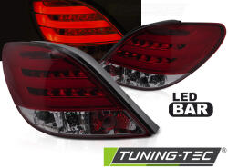 PEUGEOT 207 3D/5D 05.06-06.09 RED SMOKE LED BAR Tuning-Tec Hátsó Lámpa (LDPE26)