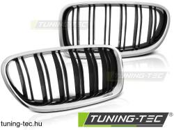  BMW F10 / F11 10-16 M5 LOOK CHROME GLOSY BLACK Tuning-Tec Hűtőrács (GRBMC5)