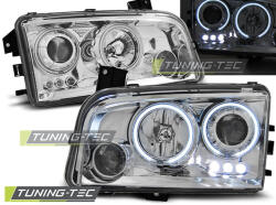 DODGE CHARGER LX 06-10 ANGEL EYES CCFL CHROME Tuning-Tec Fényszóró (LPDO11)