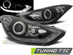 Hyundai ELANTRA 11.10- BLACK DAYLIGHT LED Tuning-Tec Fényszóró (LPHU09)